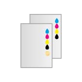 4 kleuren en folie enkelzijdig