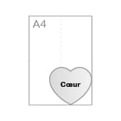 Cœur 14 x 12,4 cm