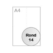 Rond 14 cm