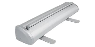 Base roll-up Premium argentée