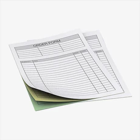 Papier autocopiant mobiles, 3 feuillets