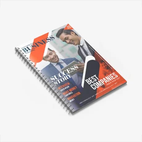 Magazine met wire-o-binding voor professionele presentaties