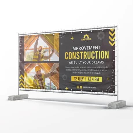 Bâches de chantier