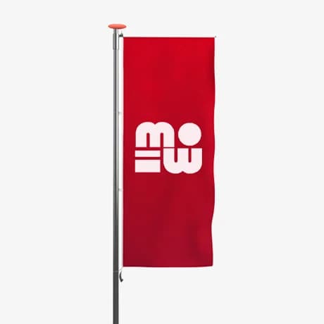 Drapeau sur mesure personnalisé pour promotion et visibilité