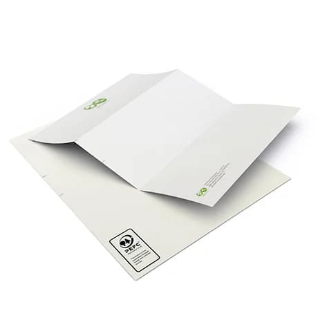 Milieuvriendelijk briefpapier met een natuurlijke en duurzame afwerking