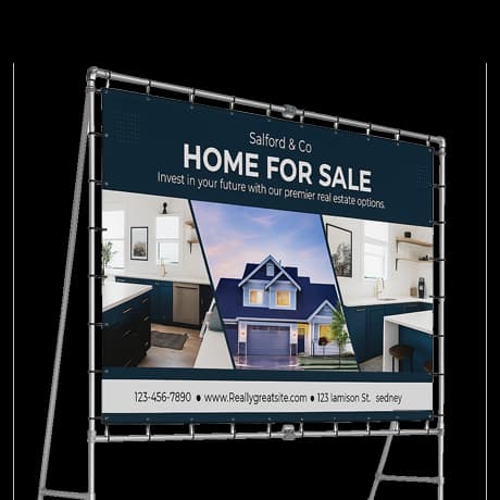 Cadres de bannière autoportant