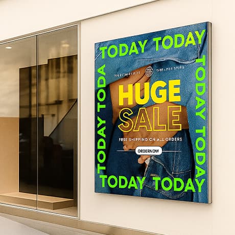 Cadres textile extérieur