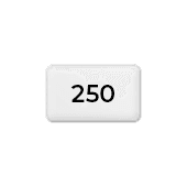 250 g mat gestreken papier