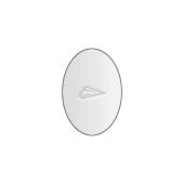 Ovale 4,8 x 7 cm