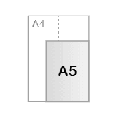 A5 (14,8 x 21 cm)