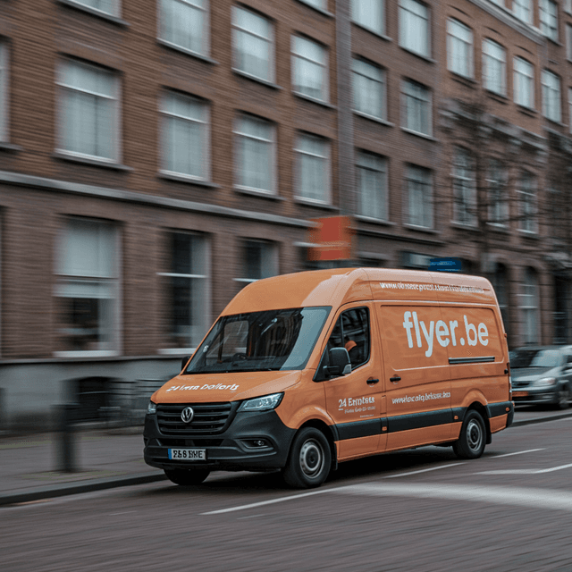 Livraison express d’impressions en ligne en 24 heures par Flyer.be