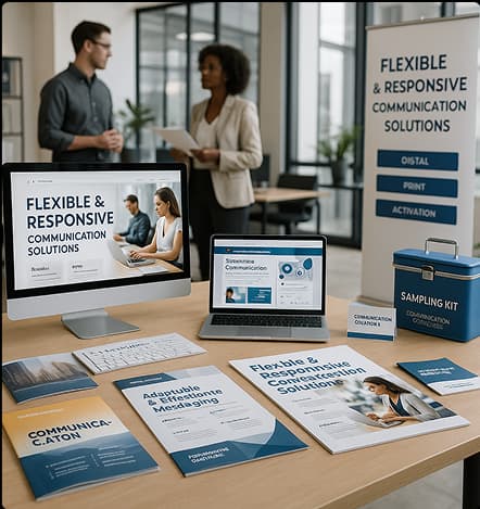 Print- en digitale oplossingen op kantoor - Multichannel marketingflexibiliteit